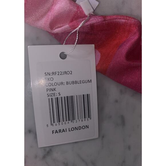 Farai London x Revolve Eko Pink Halter Top and Skirt Set - Picture 8 of 16